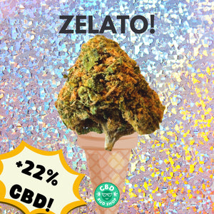 Zelato - (super premium) Loose Hemp Flower Tea (>22% CBD, <0.2% THC)