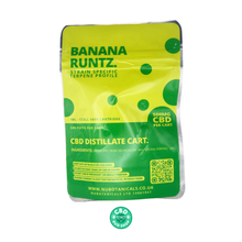 Load image into Gallery viewer, Nu Botanicals  Banana Runtz disposible CBD Vape (500mg/ 1ml)