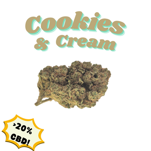 Cookies and Cream - (super premium) Loose Hemp Flower Tea (>20% CBD  <0.2% THC)