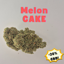 Load image into Gallery viewer, Melon Cake - (super premium) Loose Hemp CBD Flower Tea (&gt;20% CBD, &lt;0.2% THC)