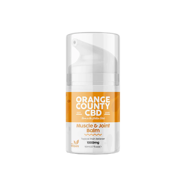 Orange County CBD 1000mg CBD Muscle and Joint Balm – 50ml