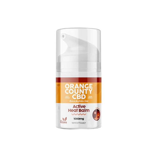 Orange County CBD 1000mg Active Heat Balm – 50ml